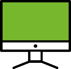 Reparatur Icon PC gr&uuml;n