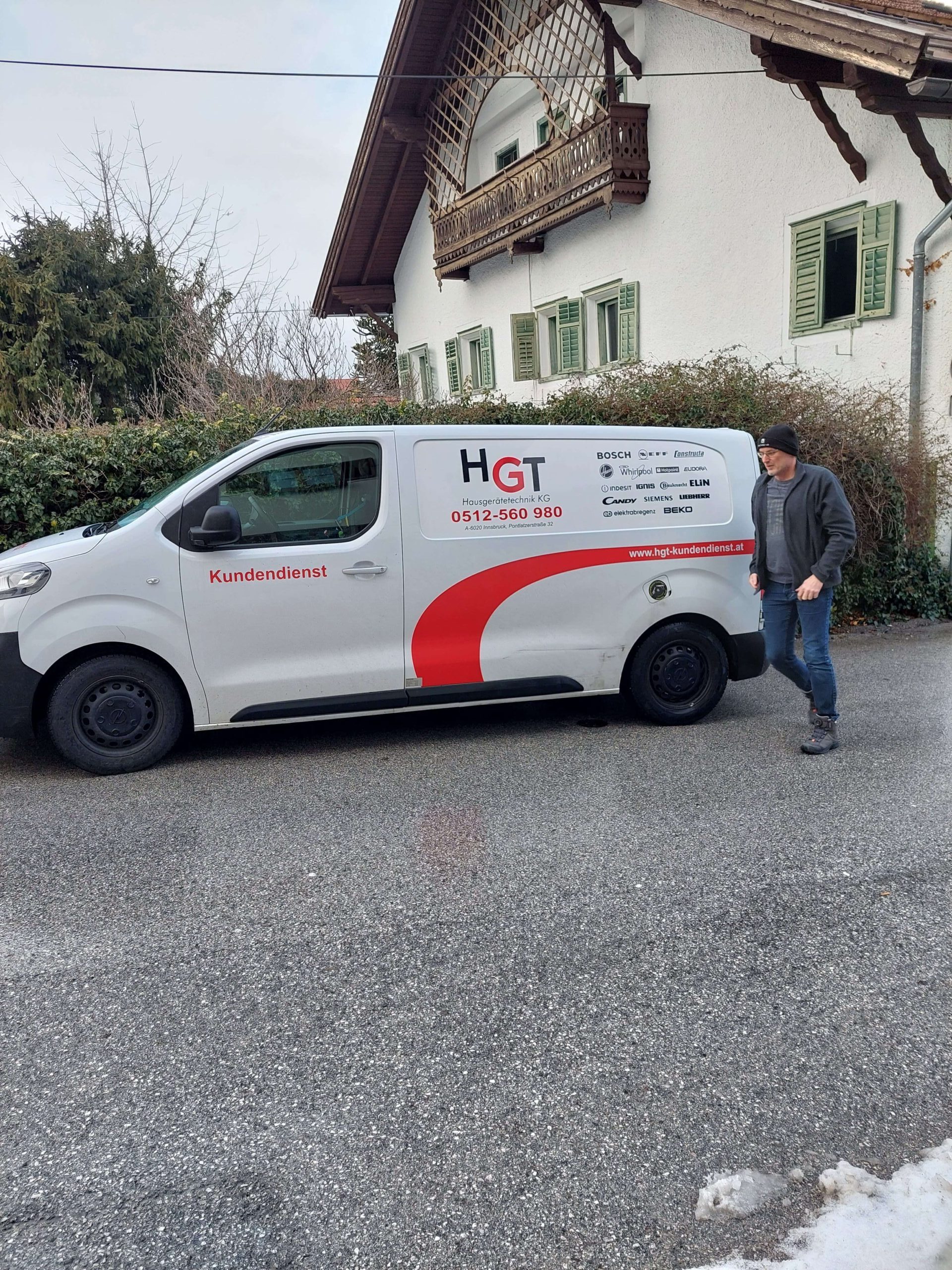 HGT Hausger&auml;tetechnik in Innsbruck Dienstauto