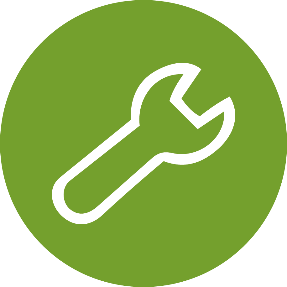 Icon: Schraubenschl&uuml;ssel &ndash; Reparaturservice - Mobil