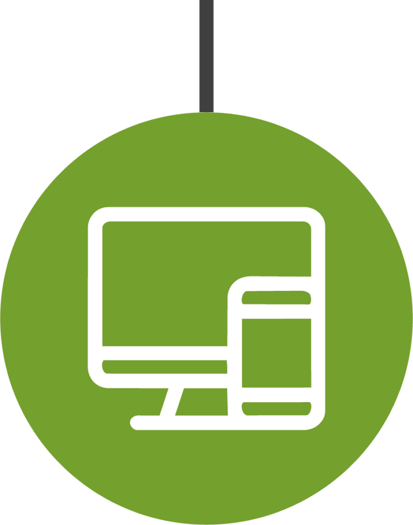 Icon: Desktop und Tablet - Website Relaunch - Desktop